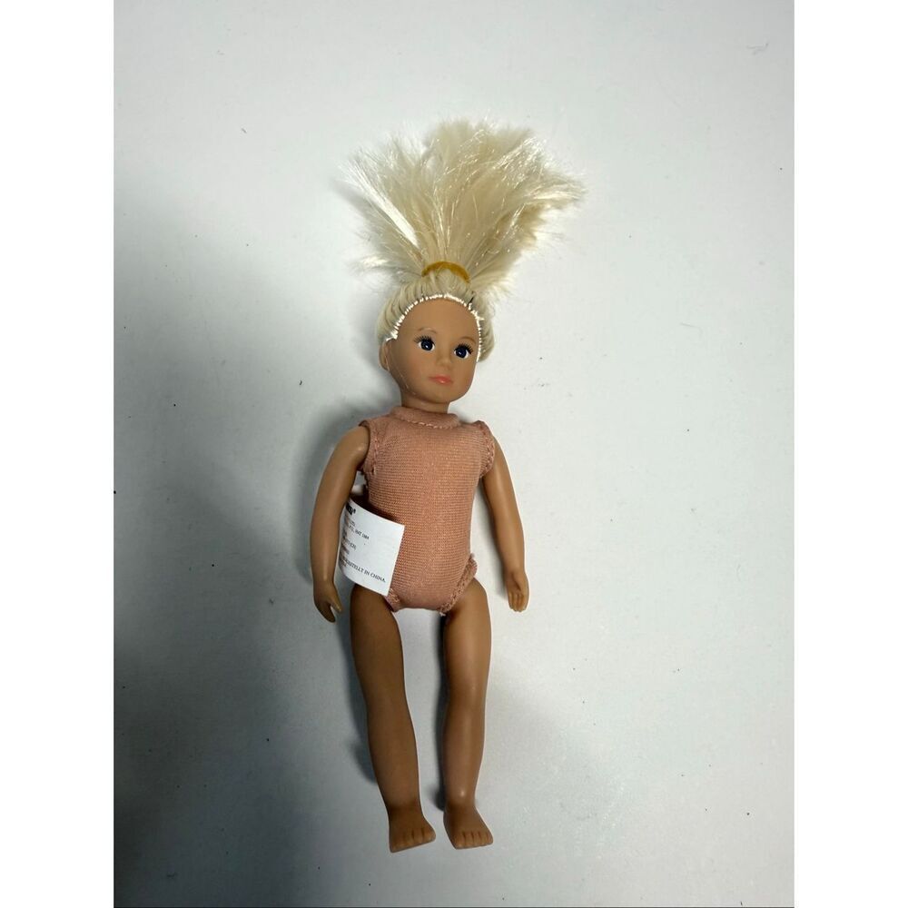Lori 6” Mini Doll Soft Body Blond Hair Battat Our Generation No Clothes